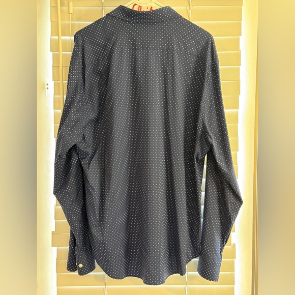 Bonobos Navy Blue Dot Print Shirt Men’s Large – Standard Fit Stretch - Picture 6 of 8